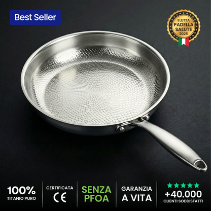 Padella 100% Titanio Puro — TITANOX®