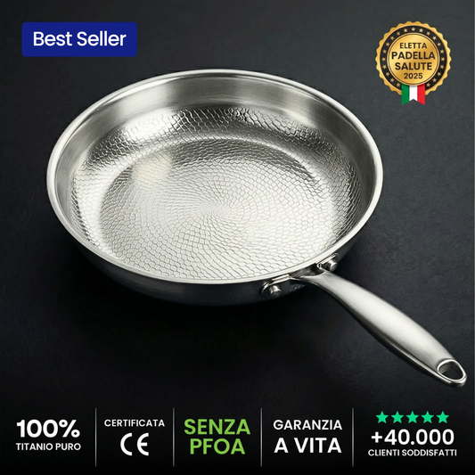 Padella 100% Titanio Puro — TITANOX®