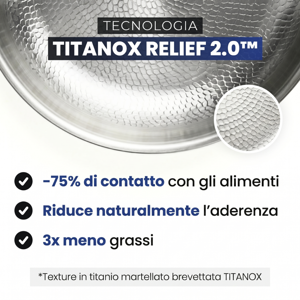 Padella 100% Titanio Puro — TITANOX®