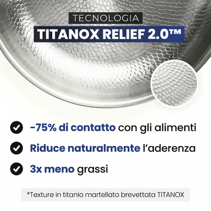 Padella 100% Titanio Puro — TITANOX®