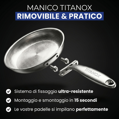 Padella 100% Titanio Puro — TITANOX®