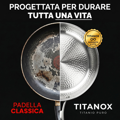 Padella 100% Titanio Puro — TITANOX®