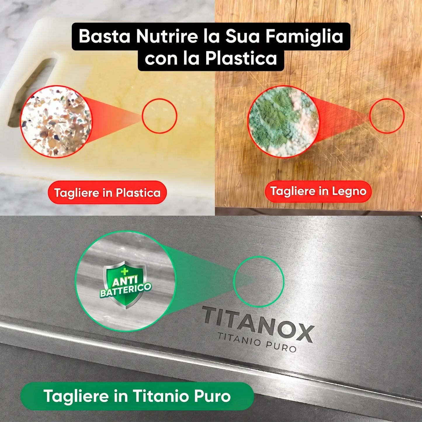 Tagliere 100% Titanio Puro – TITANOX®