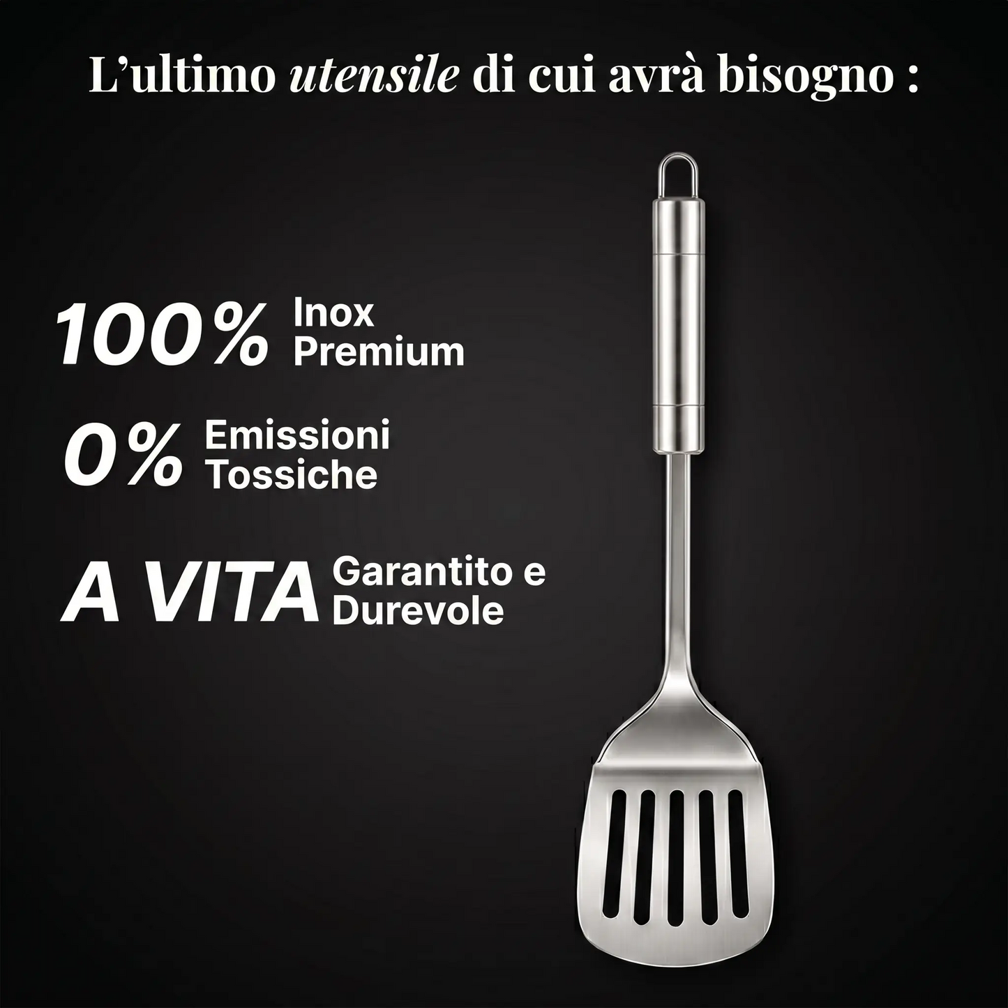 Set 5 Utensili in Acciaio Inossidabile — TITANOX®