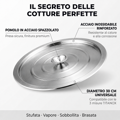 Coperchio Universale Inox — TITANOX®