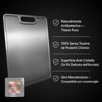 Tagliere 100% Titanio Puro – TITANOX®