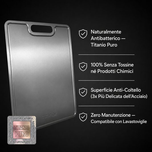 Tagliere 100% Titanio Puro – TITANOX®