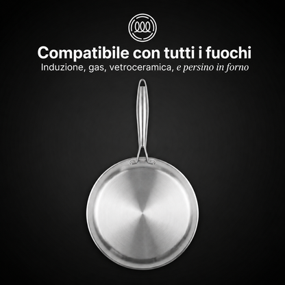 Padella per Crêpes 100% Titanio Puro (28 cm) — TITANOX®