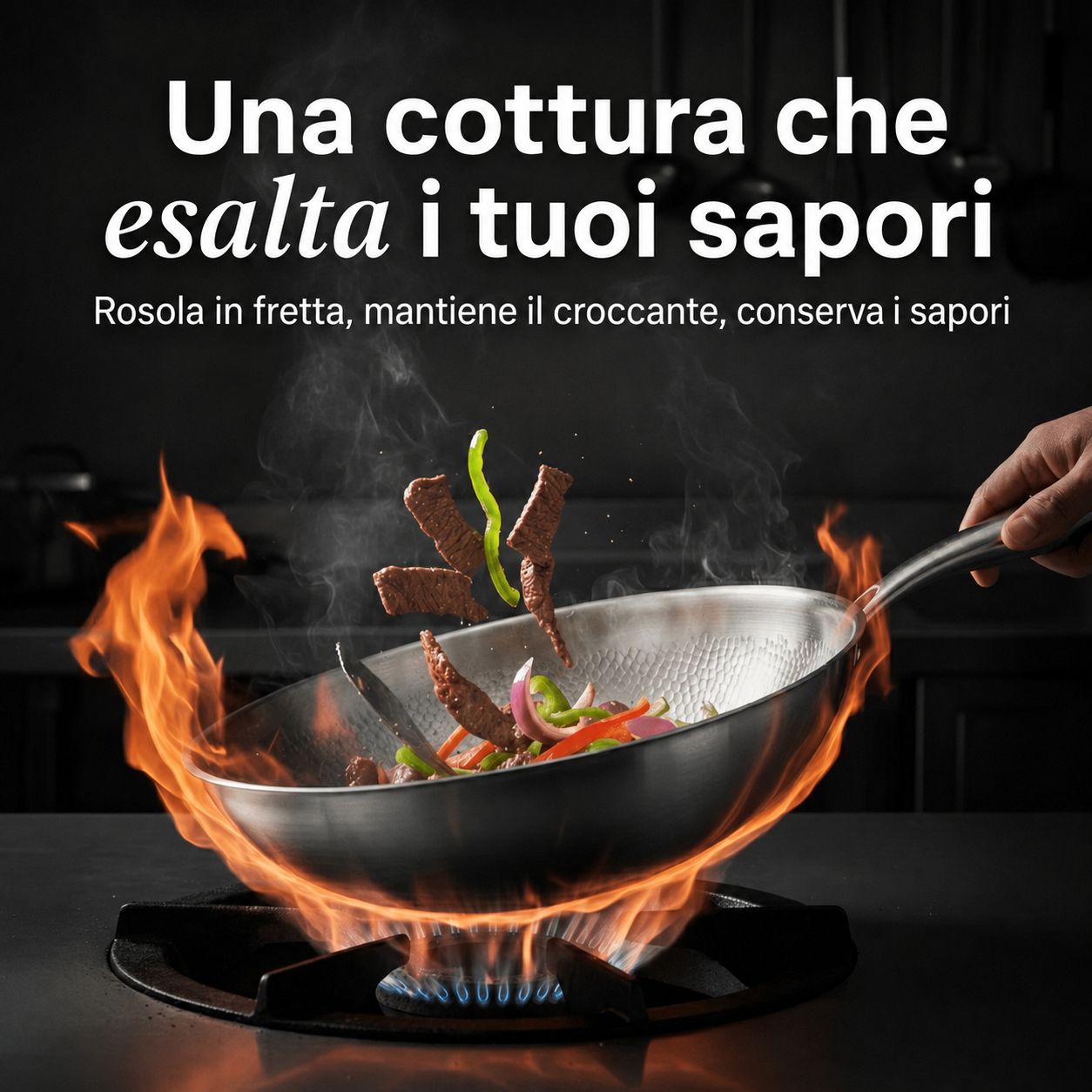 Wok 100% Titanio Puro (28 cm) — TITANOX®